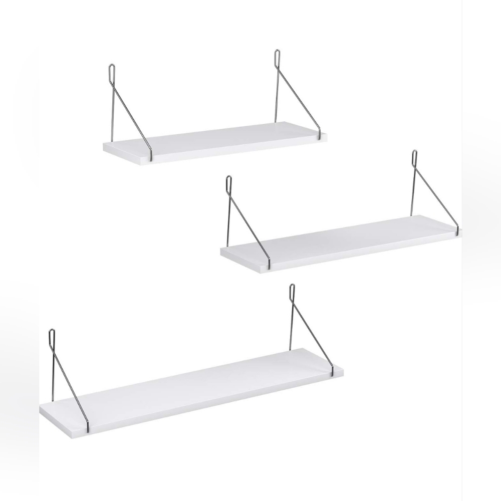 Wall Shelves, Floating Shelf Set of 3, Decorative Shelves, for Living Room
